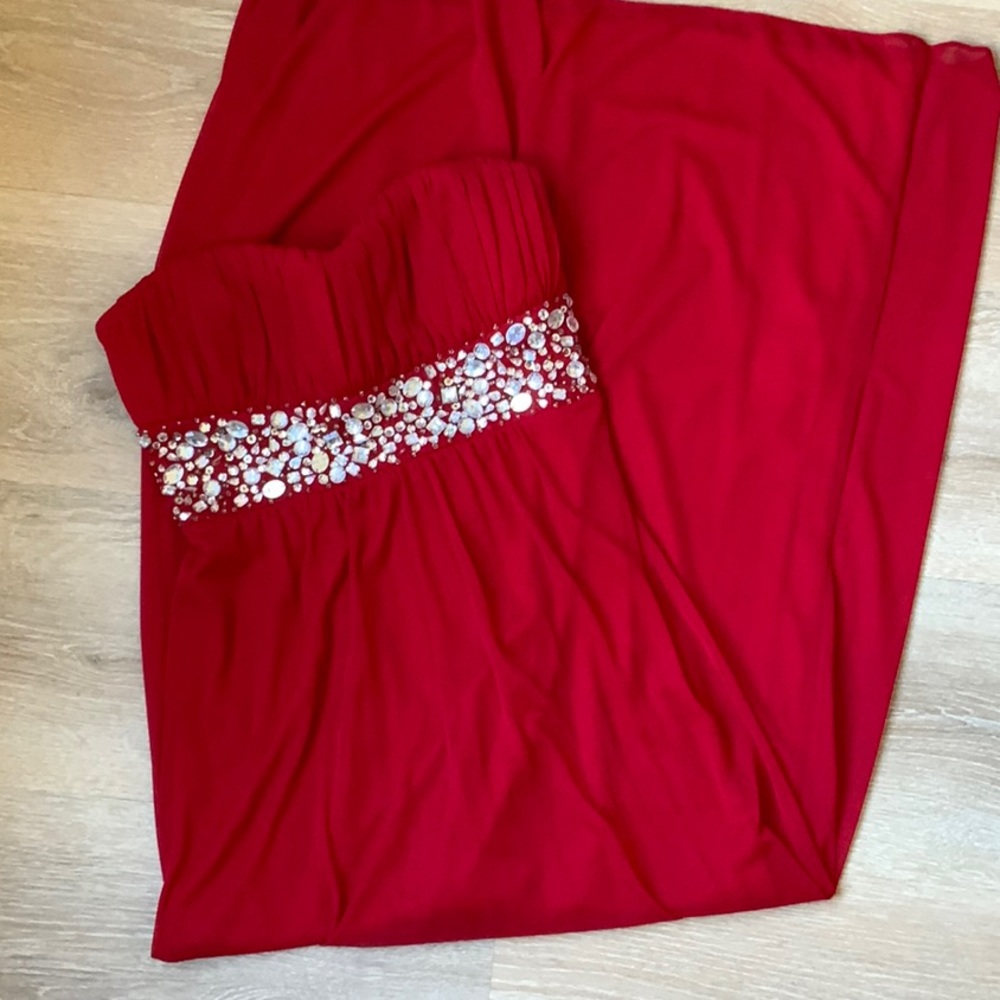 City triangles womens red prom dress Size 8/9